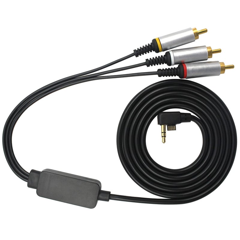 OSTENT TV AV Video RCA Composite Cable Cord for Sony PSP 2000 Console - Image 3